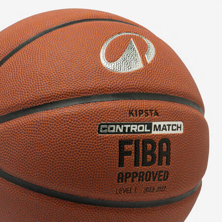 М'яч баскетбольний BT500 розмір 7 коричневий/FIBA