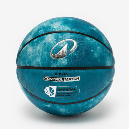 Ballon de basketball taille 7 - bt500 touch - bleu rouge