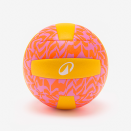 ballon de beach volley, BV500 violet jaune