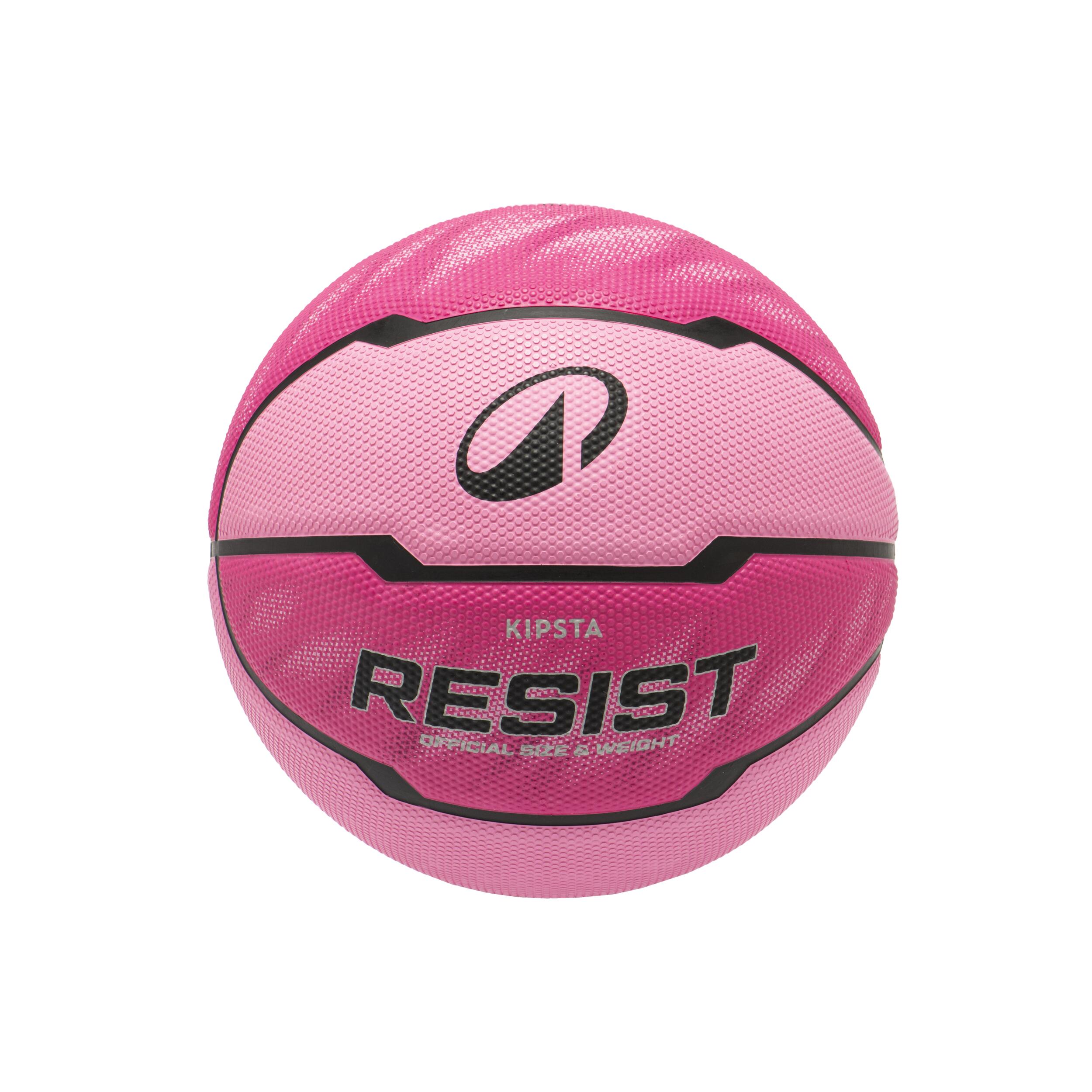 Kids’ Size 5 Versatile Outdoor Basketball, Resist - KIPSTA