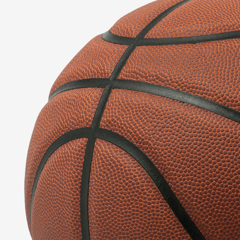 Minge de baschet FIBA mărimea 6 - CONTROL MATCH  BT500 Maro
