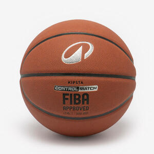 Balón de baloncesto FIBA talla 7 - CONTROL MATCH BT500 marrón