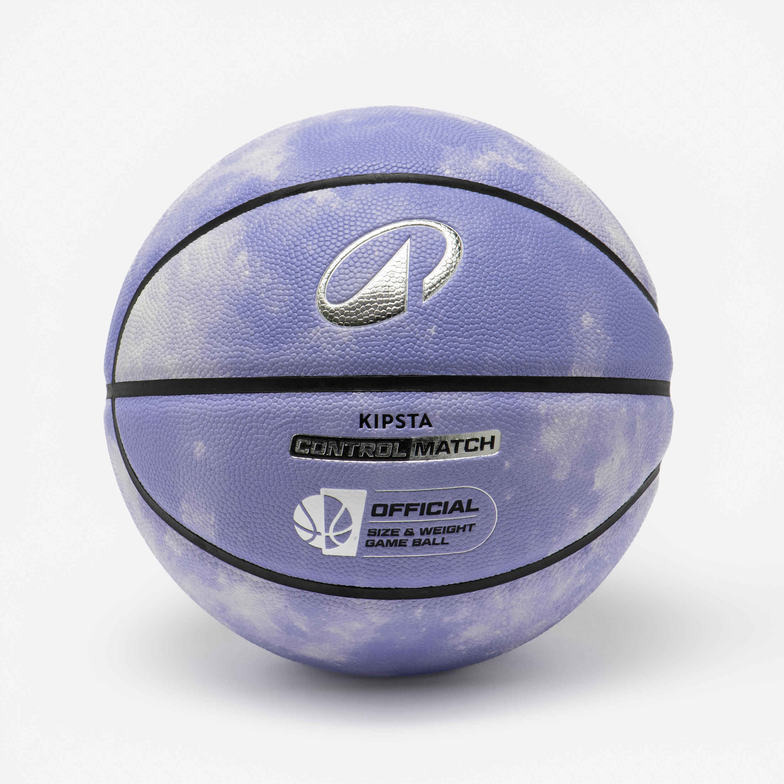 Size 6 Basketball Control Match BT500 - Purple
