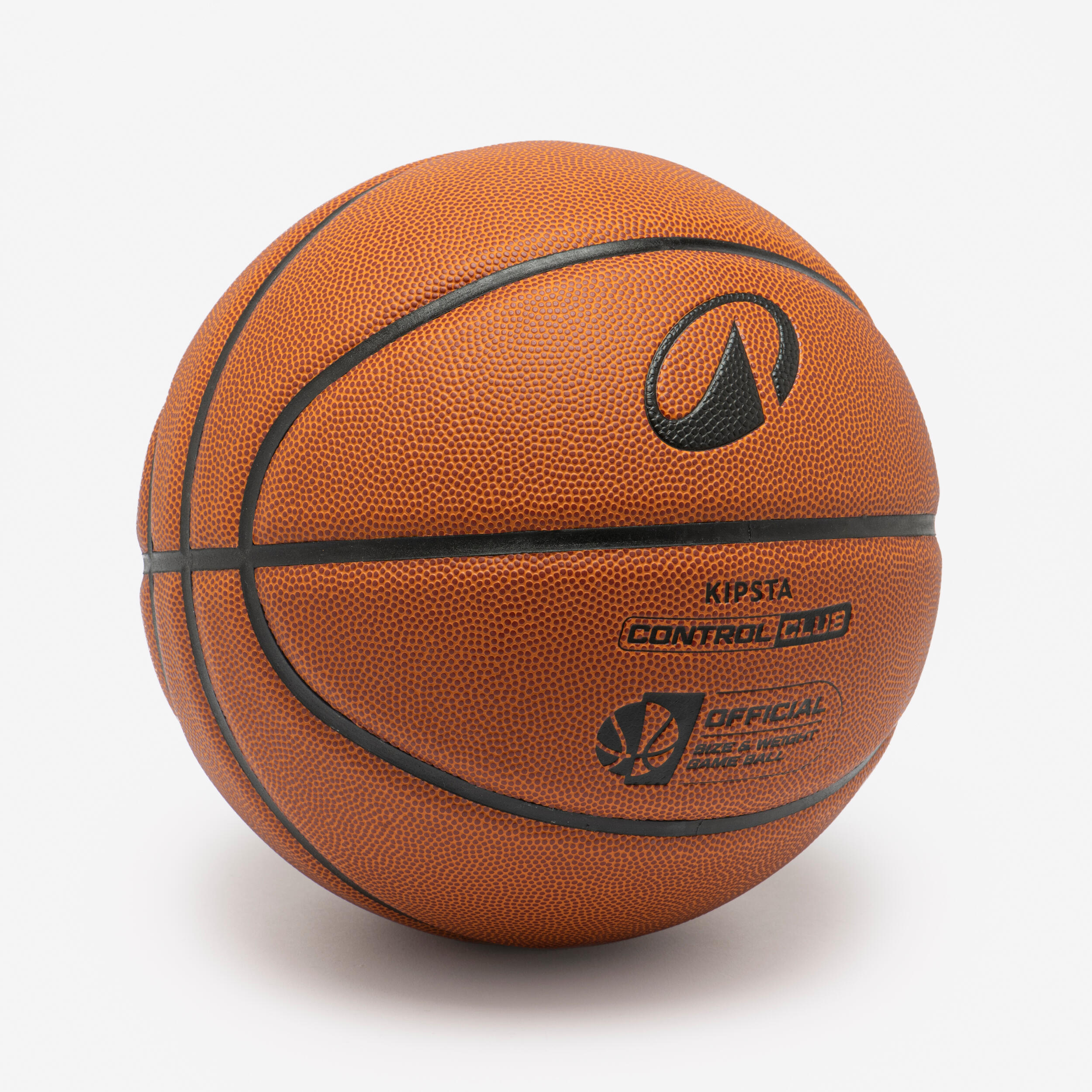 Basketbal maat 6 Control Club BT100 bruin 2/5