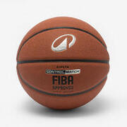 Minge de baschet FIBA mărimea 6 - CONTROL MATCH BT500 Maro