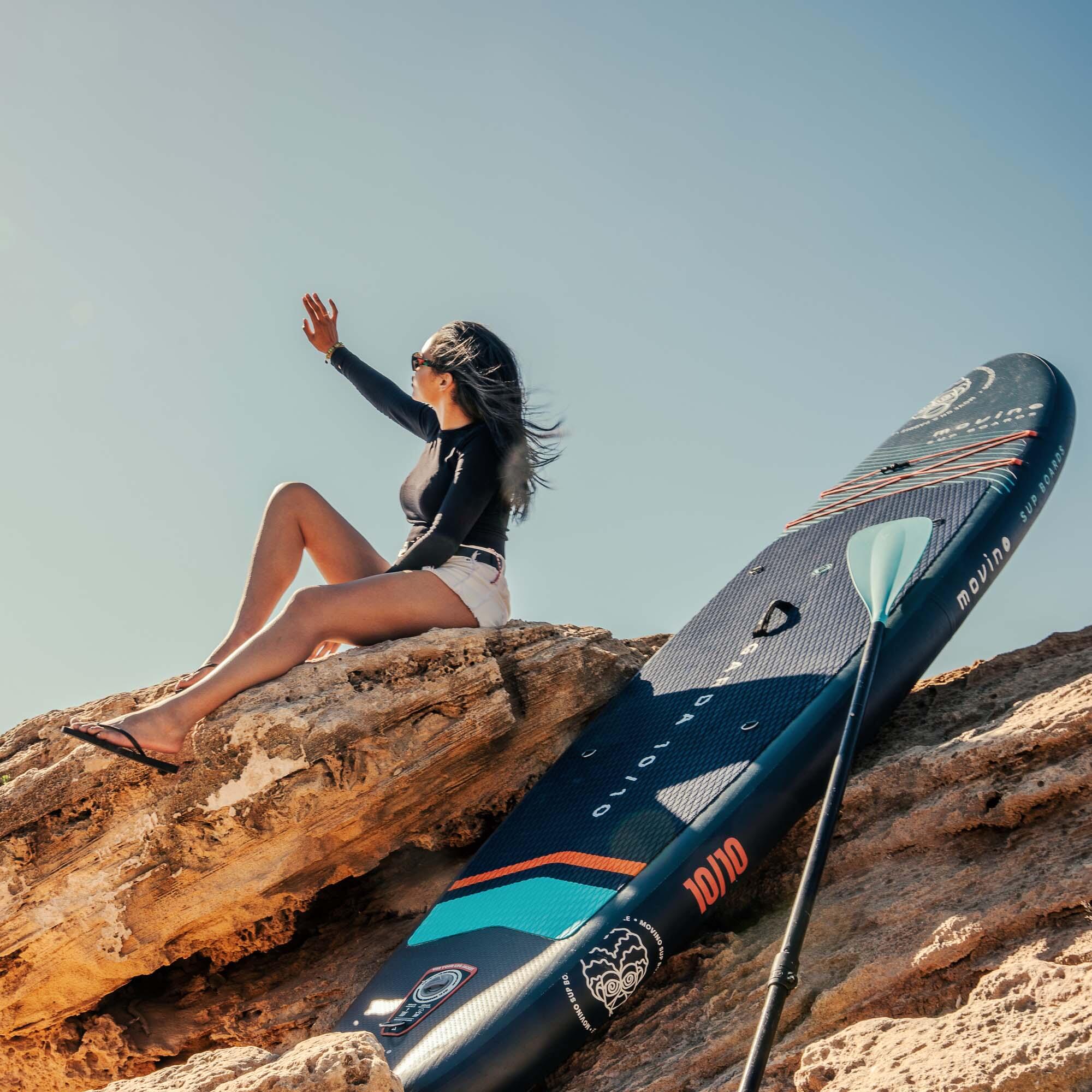 Deska SUP Movino Garda 10’10” (330cm) navy/orange 7/8