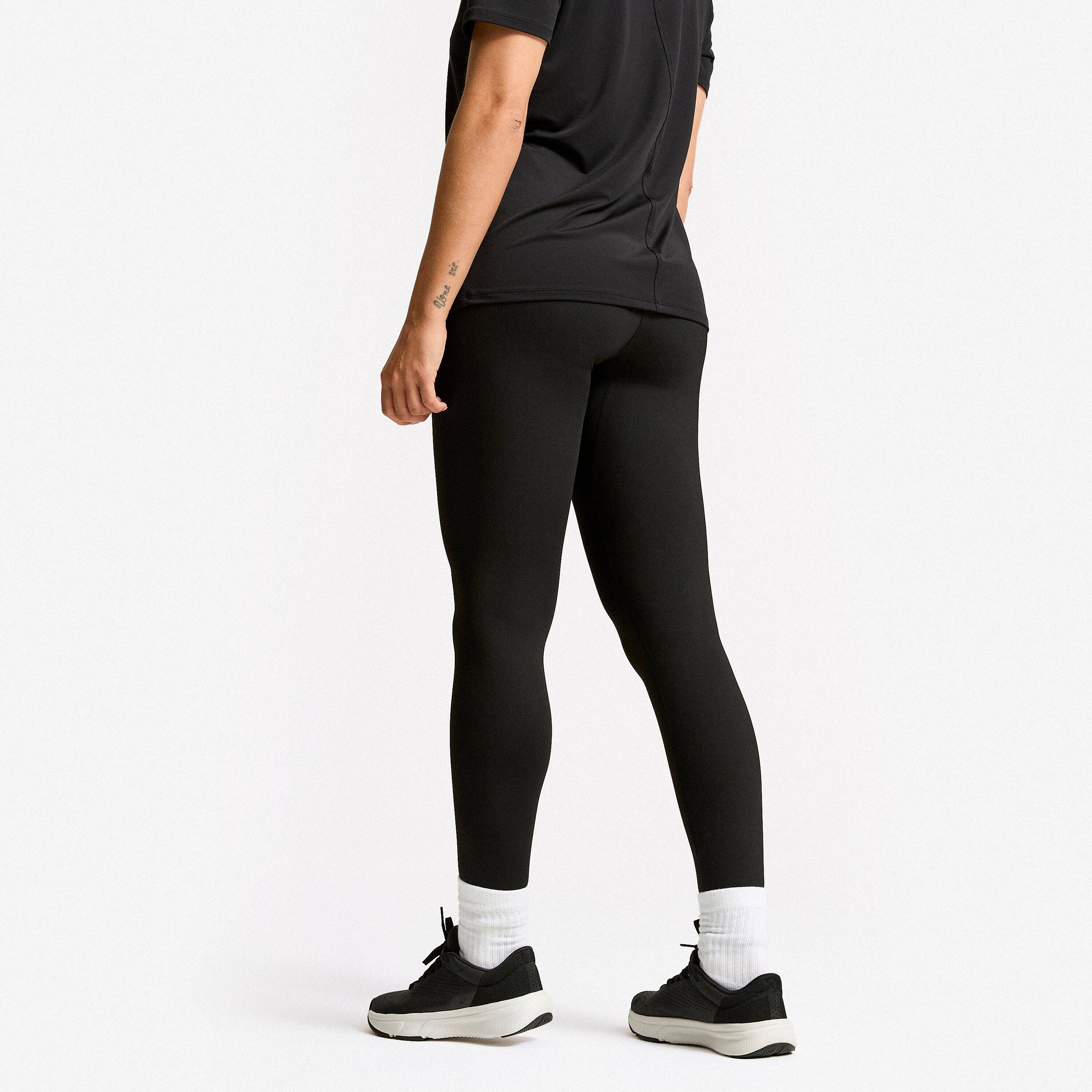 Women's Leggings 100 Basic - Black -  5
