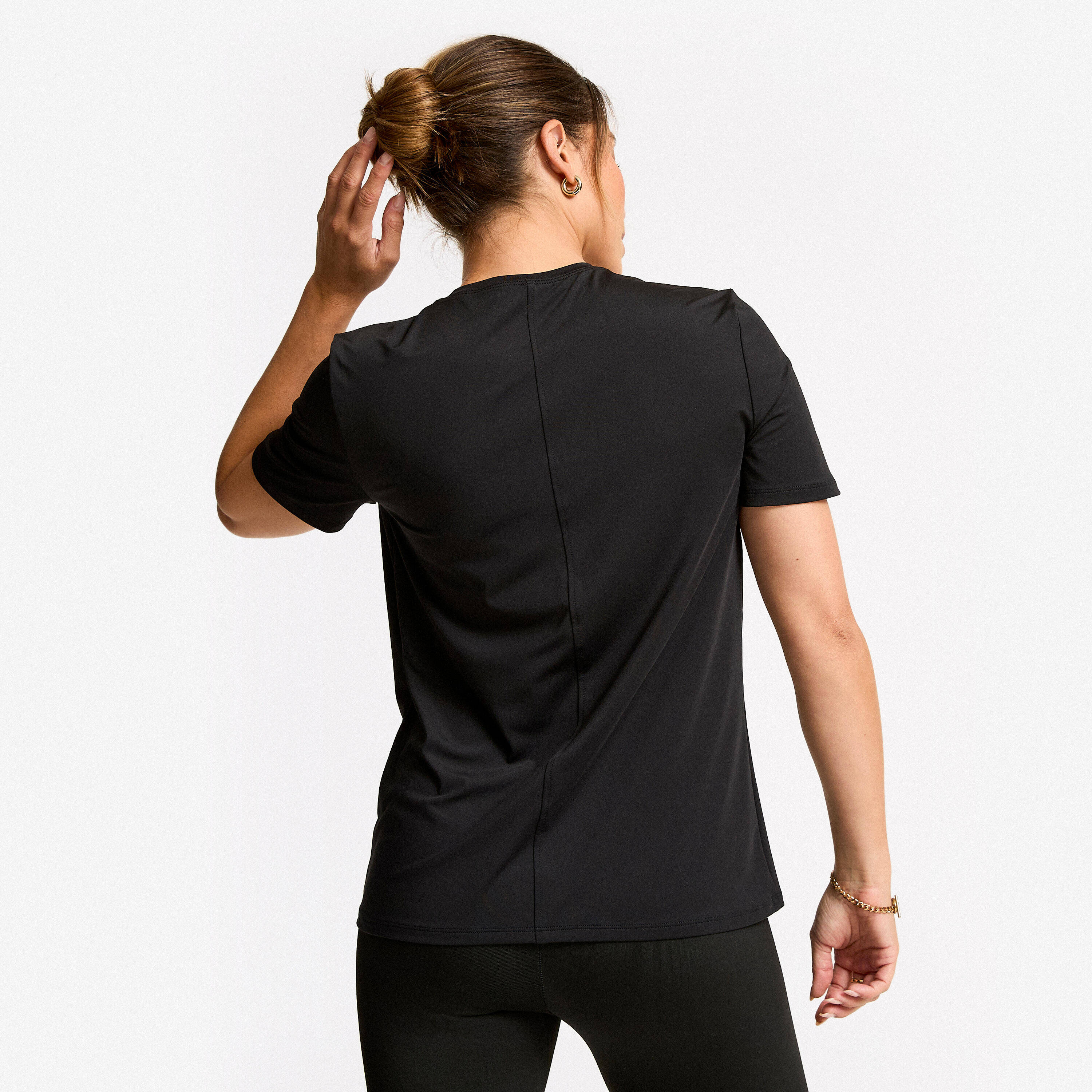 Women's Short-Sleeved T-Shirt - Black -  3