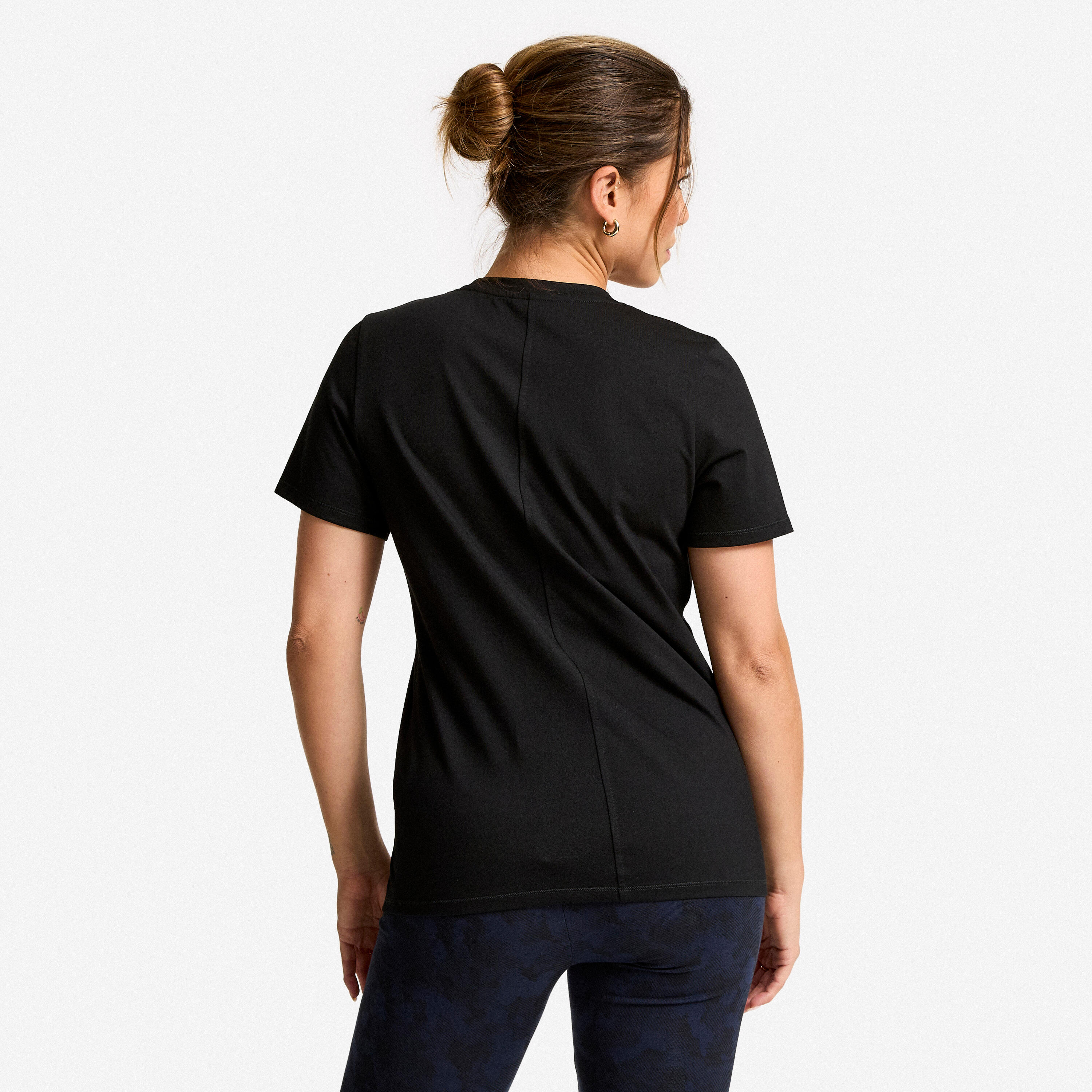 T-shirt d’entraînement à manches courtes femme, Coolmax 3/7