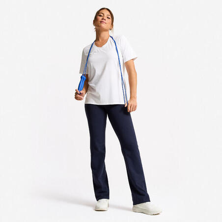 Легінси жіночі для фітнесу темно-сині