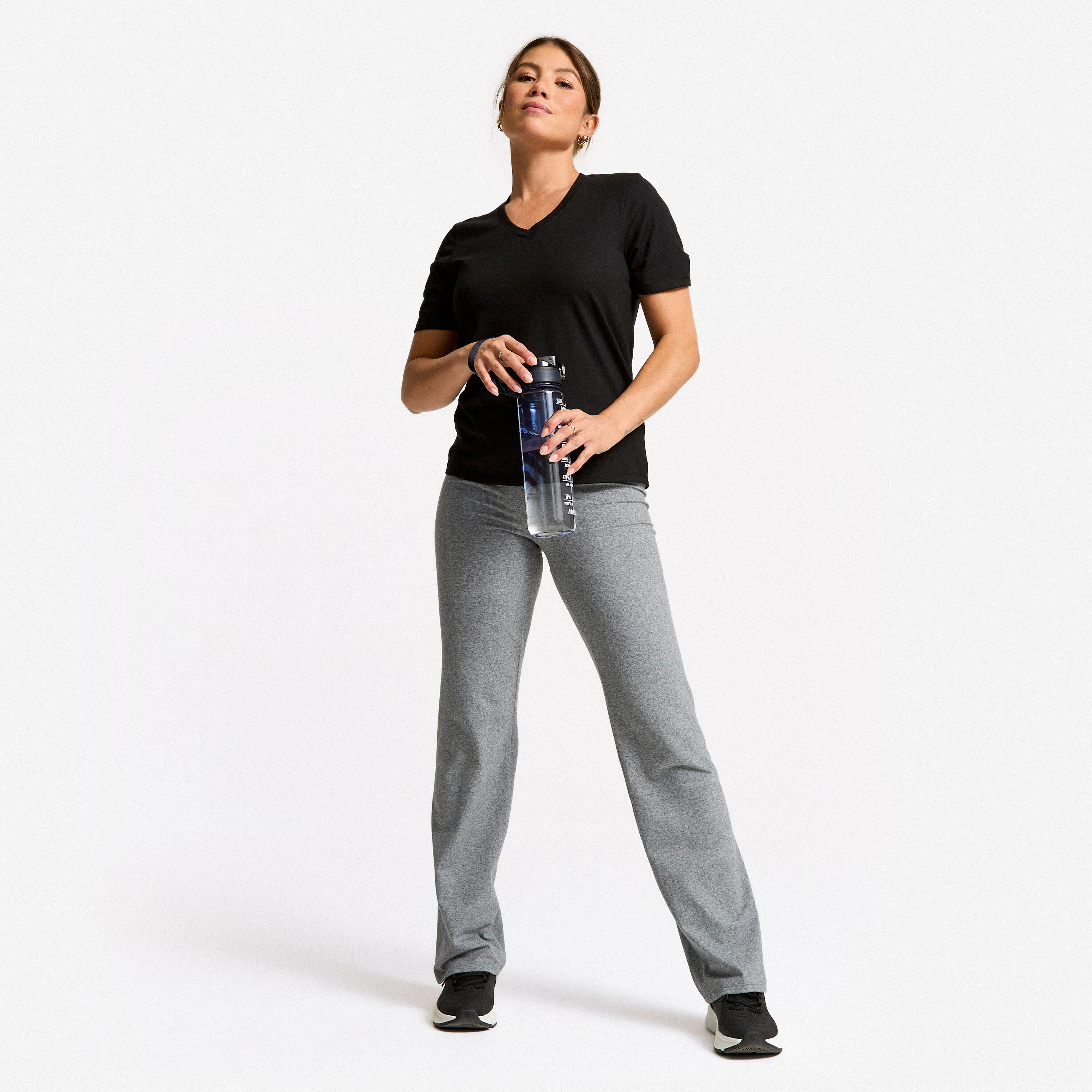 T-shirt avec col en V femme, Coolmax 2/6