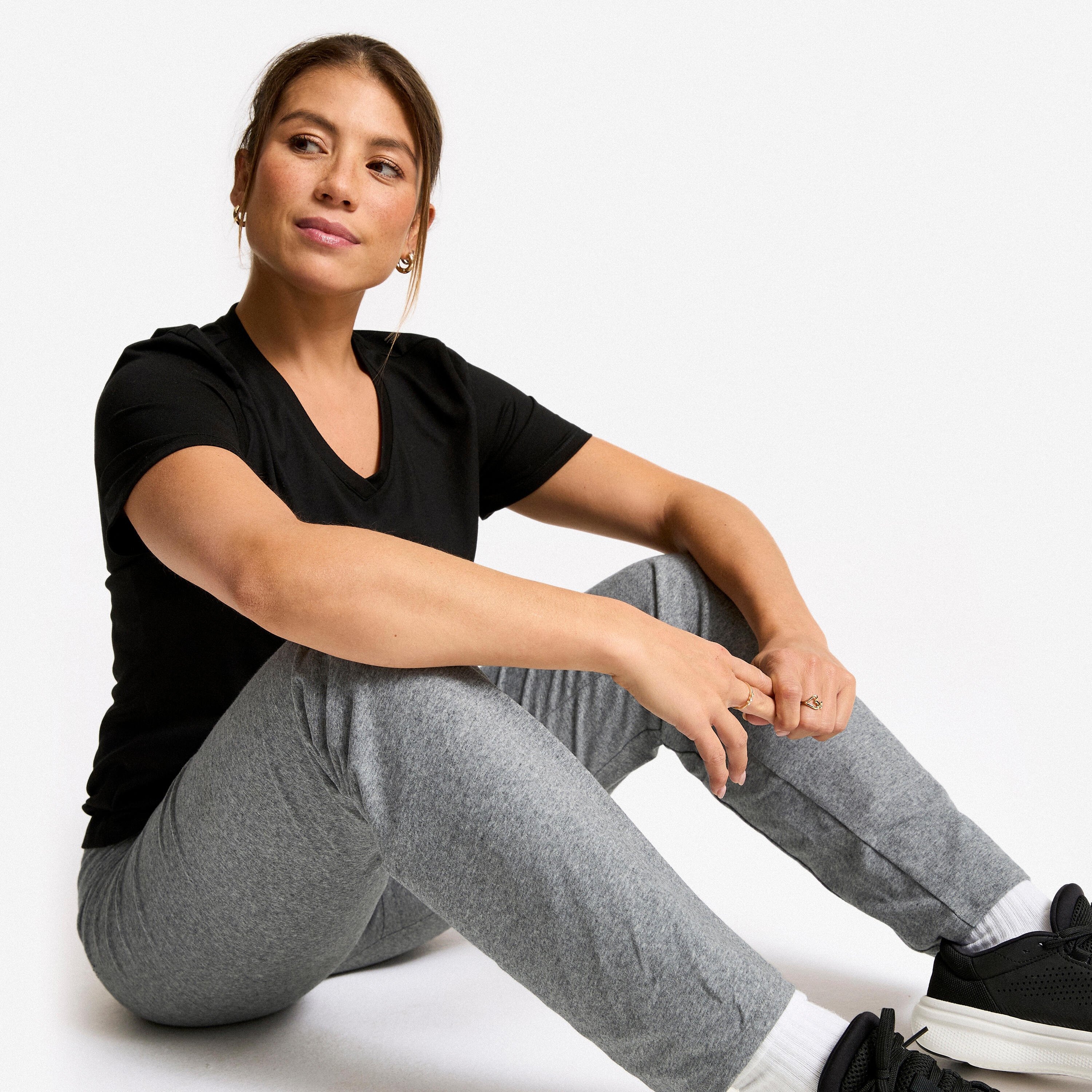T-shirt avec col en V femme, Coolmax 6/6