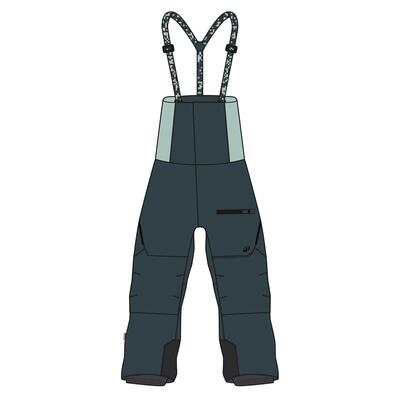 Salopette sci bambino 900 EVO verde scuro