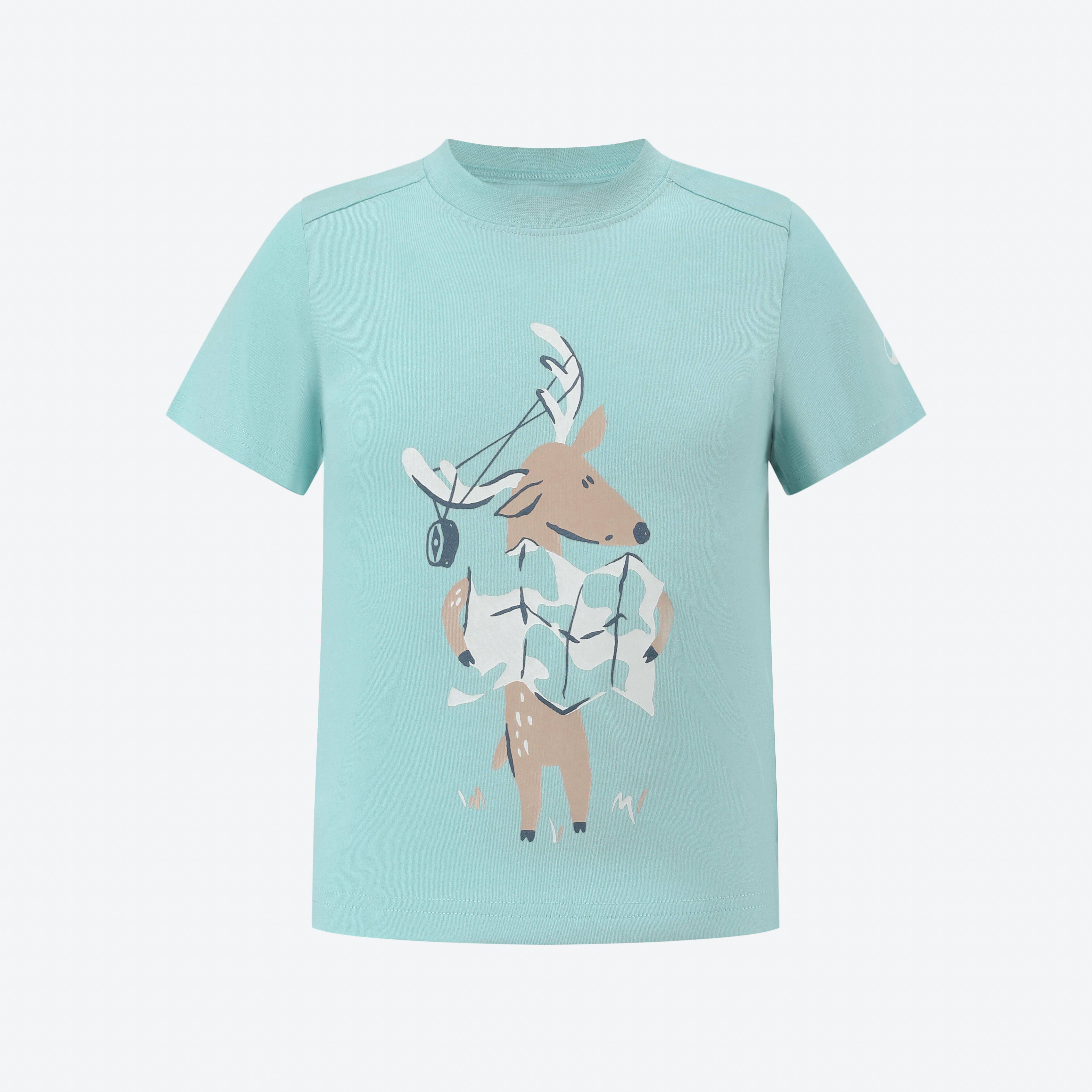 Kids’ MH100 hiking t-shirt, 2-6 years - Blue
