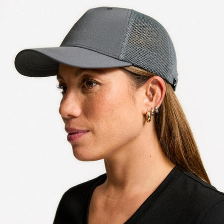 Кепка для фітнесу темно-сіра