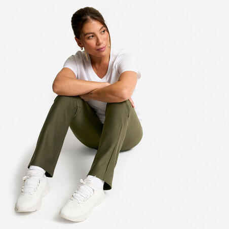 Легінси жіночі для фітнесу хакі