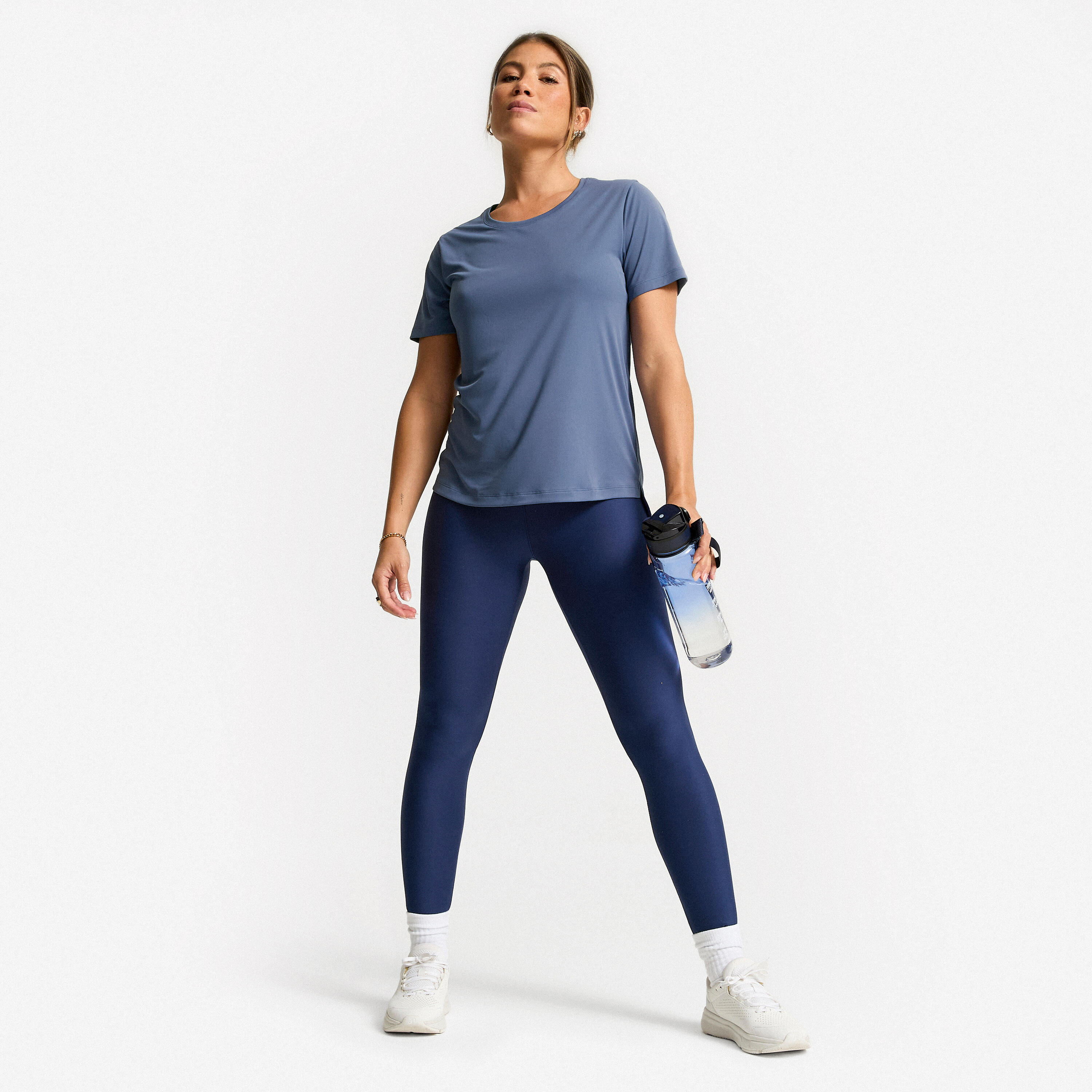 Women's High-Waisted Fitness Leggings - DOMYOS