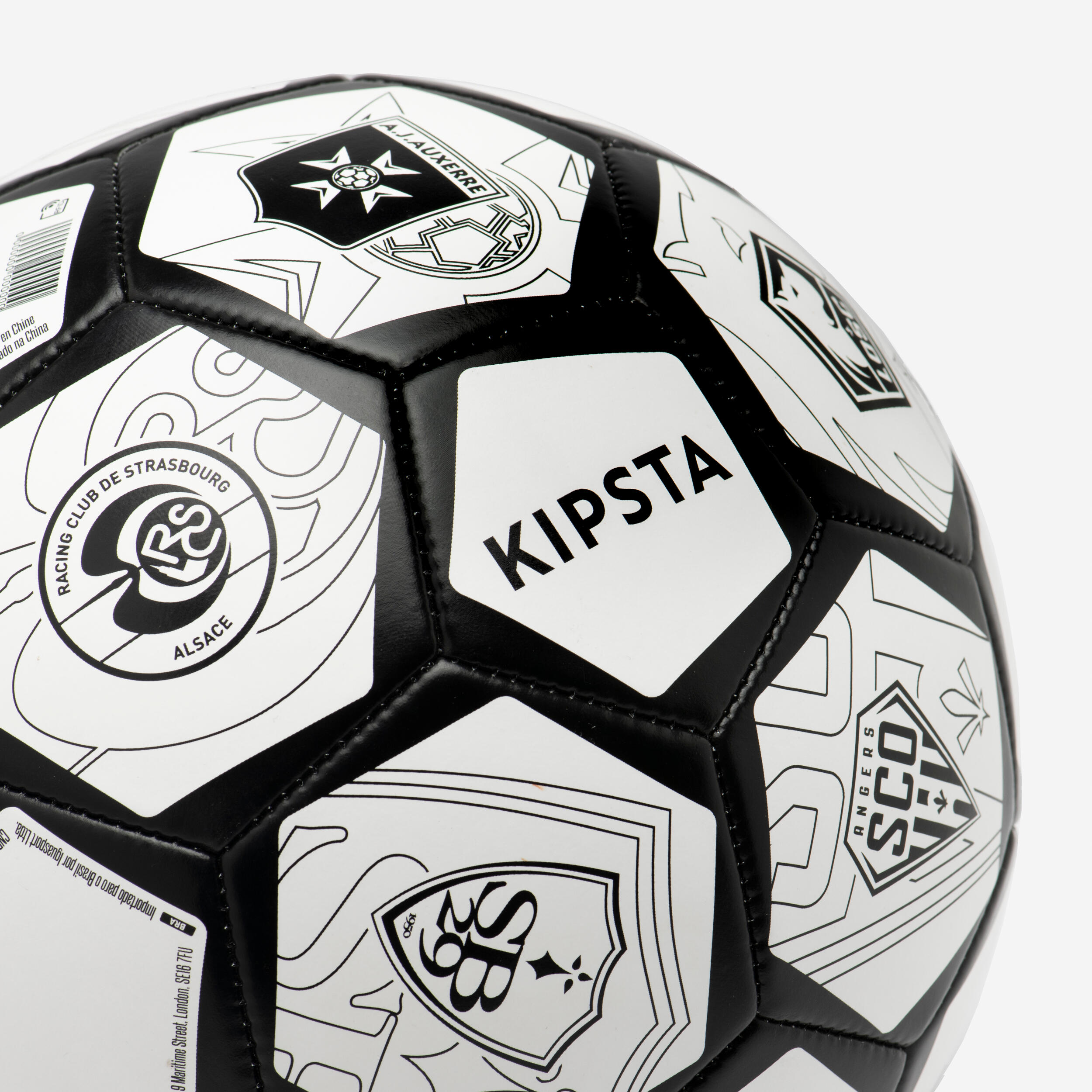 Piłka do piłki nożnej Kipsta Fans Ball Ligue 1 Mc Donalds Multilogo Clubs 25-26 3/9