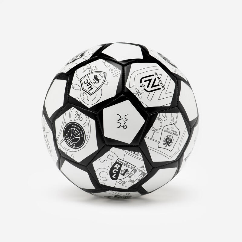 Minge de fotbal fans ball ligue 1 Mc Donalds multilogos clubs 2026-2026