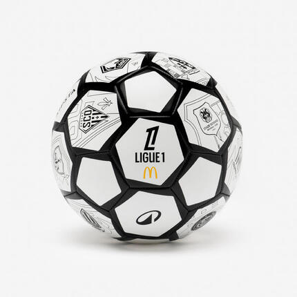 Ballon de football fans ball ligue 1 Mc Donalds multilogos clubs 2026-2026