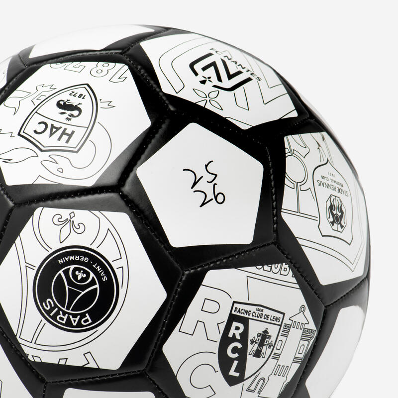 Minge de fotbal fans ball ligue 1 Mc Donalds multilogos clubs 2026-2026