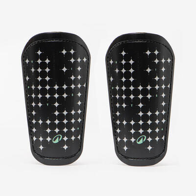 Parastinchi calcio bambino EASY POCKET nero-argento
