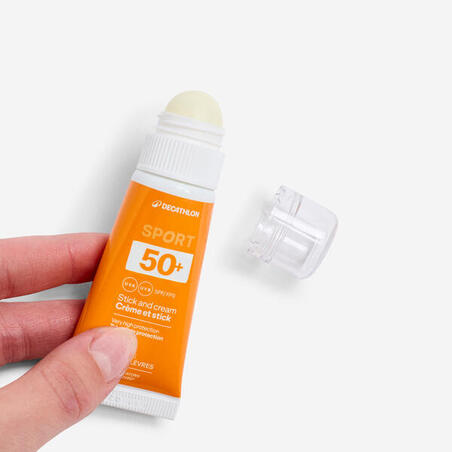 Набір сонцезахисний бальзам для губ 4 г + крем з SPF50+ 20 мл