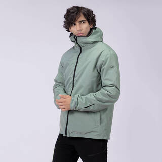Men Winter Jacket for Skiing Green -10°C
