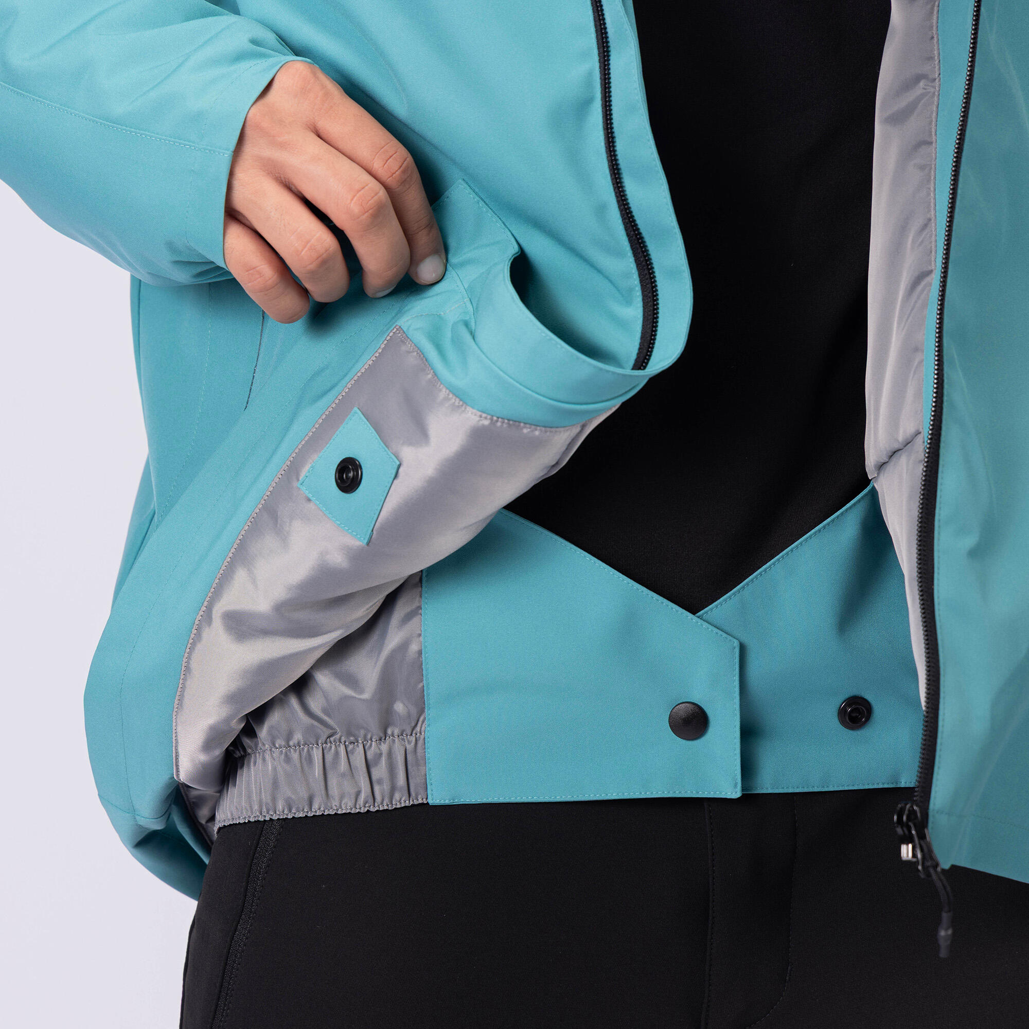 Men Winter Jacket for Skiing Black -10°C