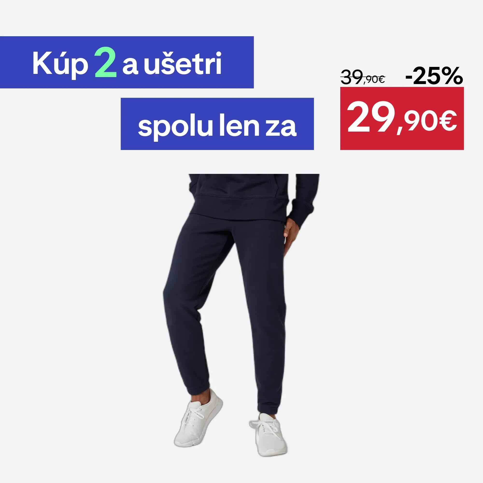 Pantaloni de trening 500 Regular fitness Albastru negru Bărbați 5/6