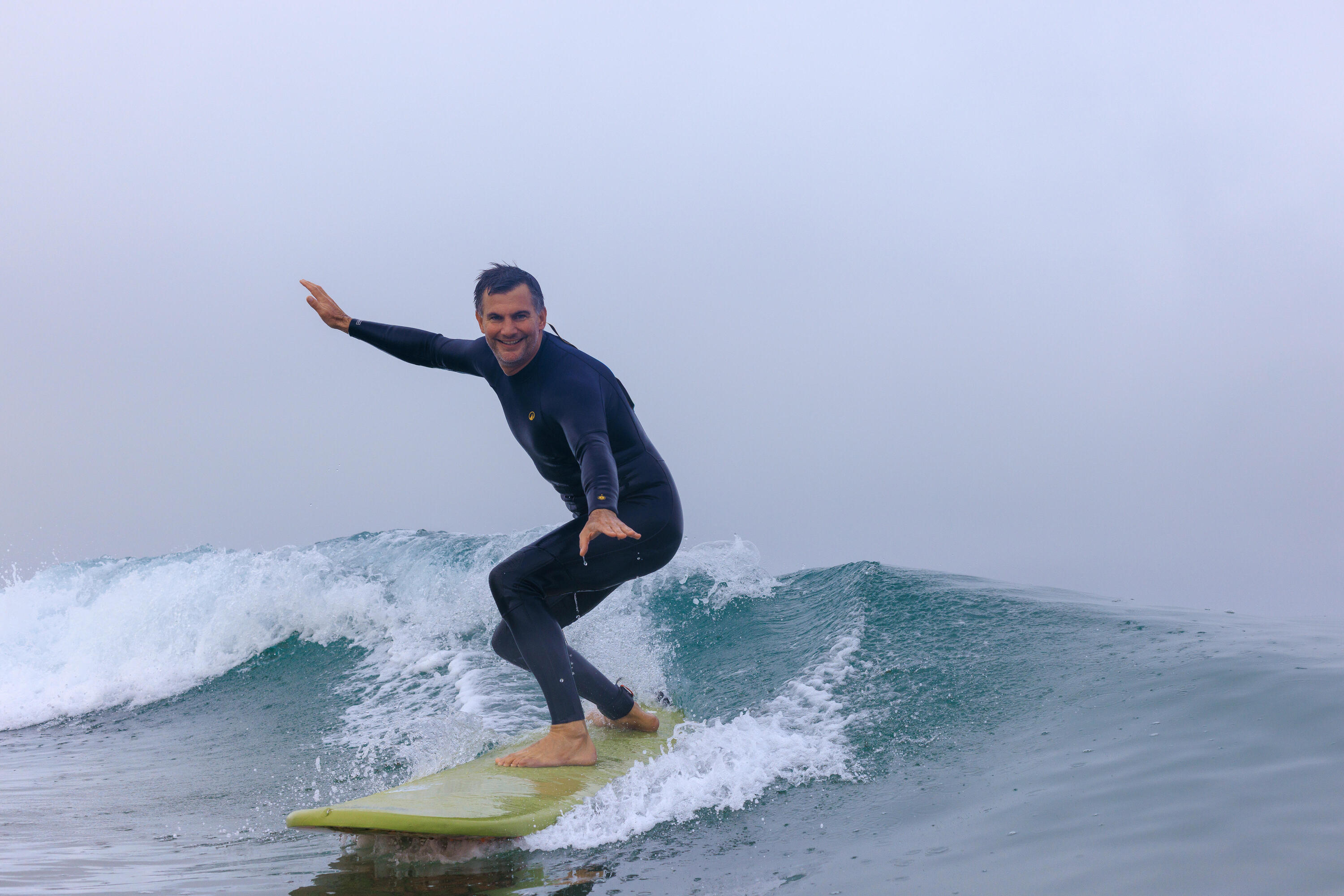 Men’s Natural Rubber Surfing Wetsuit 2/2 mm, 100 12/14
