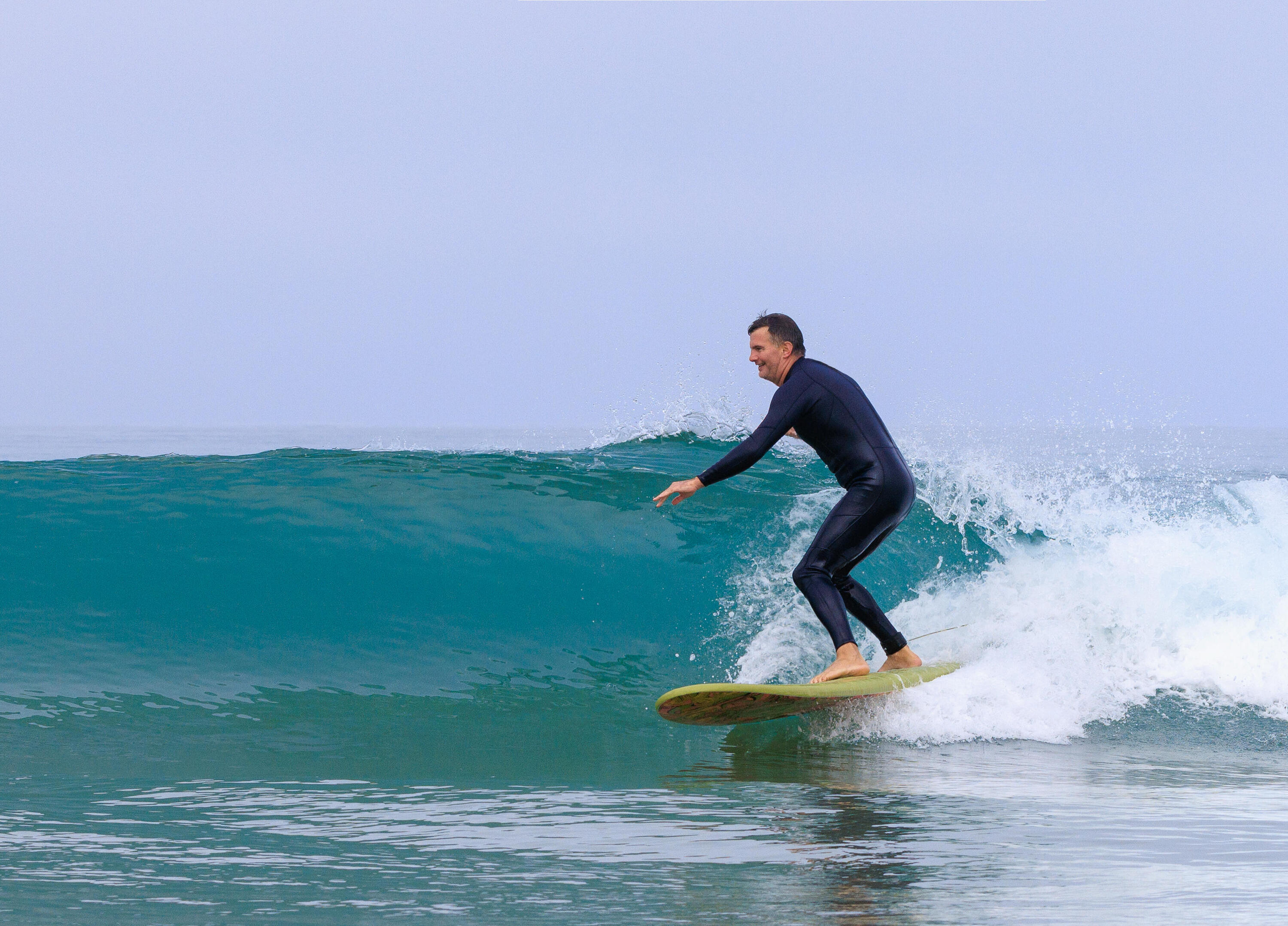 Men’s Natural Rubber Surfing Wetsuit 2/2 mm, 100 14/14
