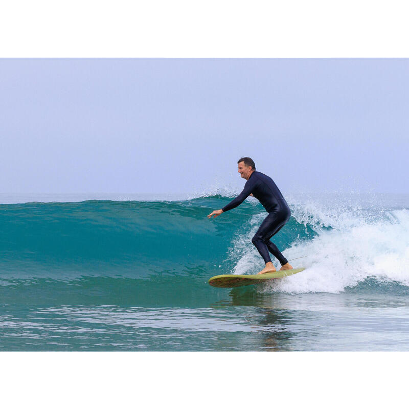 Combinezon întreg surf cauciuc natural 2/2 mm Yulex 100 Albastru Bărbați