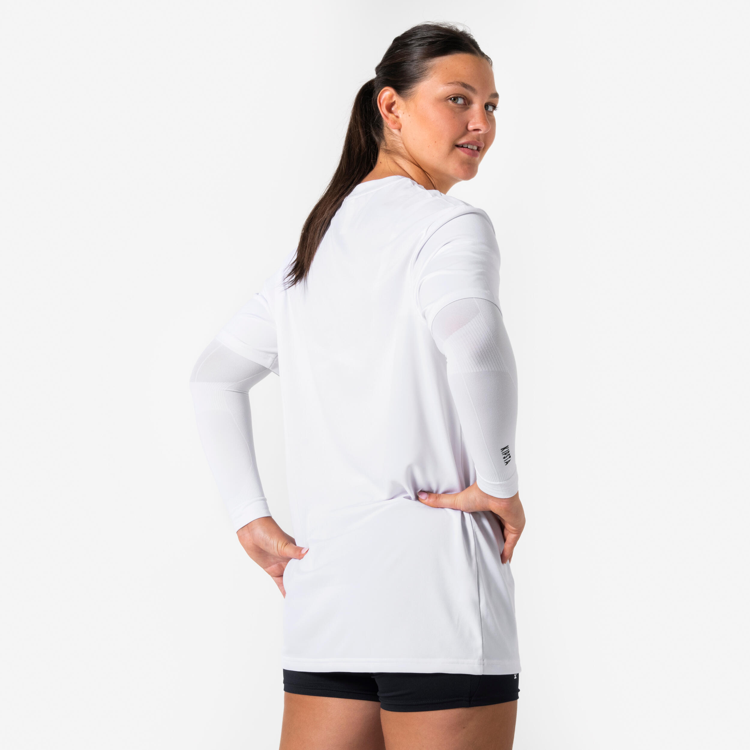 Manchons de volley-ball vap500 blancs - ALLSIX