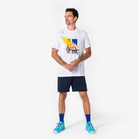 Футболка VB Training для волейболу чоловіча/жіноча біла