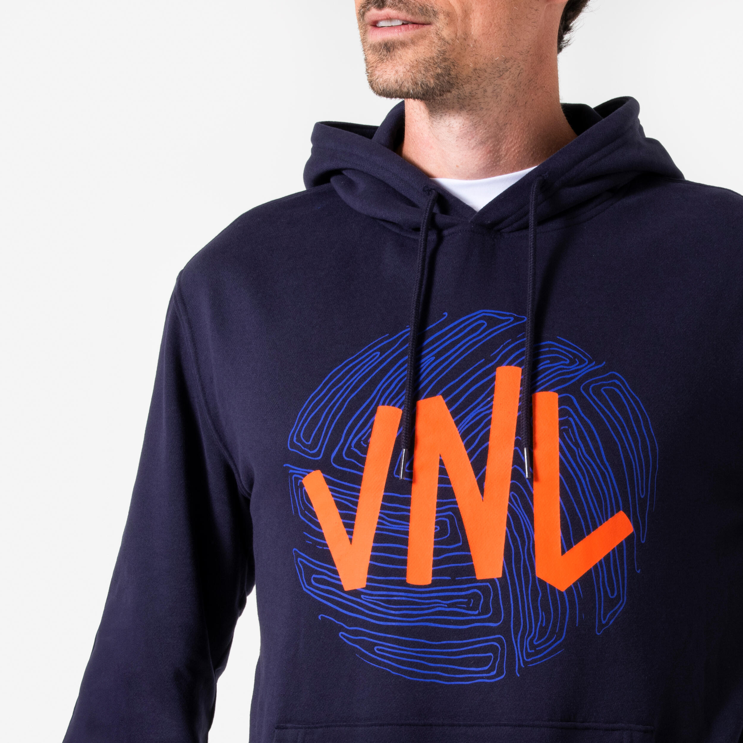Men's/Women's Volleyball Hoodie Sweatshirt, Official VNL  - KIPSTA