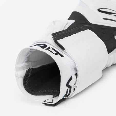 Рукавиці воротарські F900 для дорослих білі/червоні