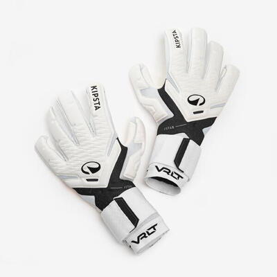 Guanti portiere calcio adulto F900 VIRALTO bianco-nero