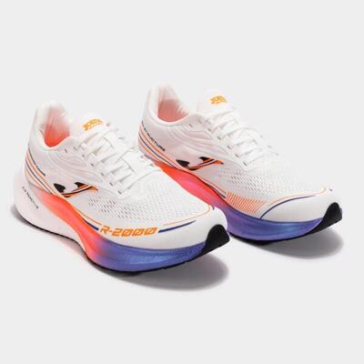Zapatillas running Joma R2000 Hombre - Blanco, Naranja y Azul