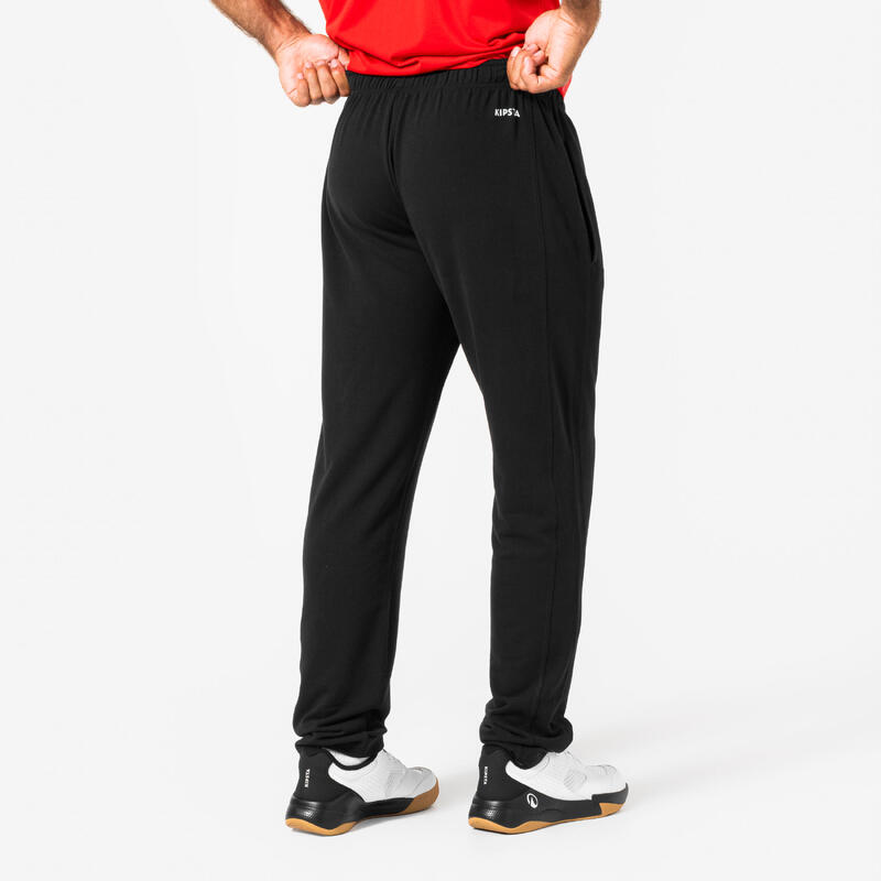 Pantaloni de portar de handbal din fleece pentru adulți - H500 negru