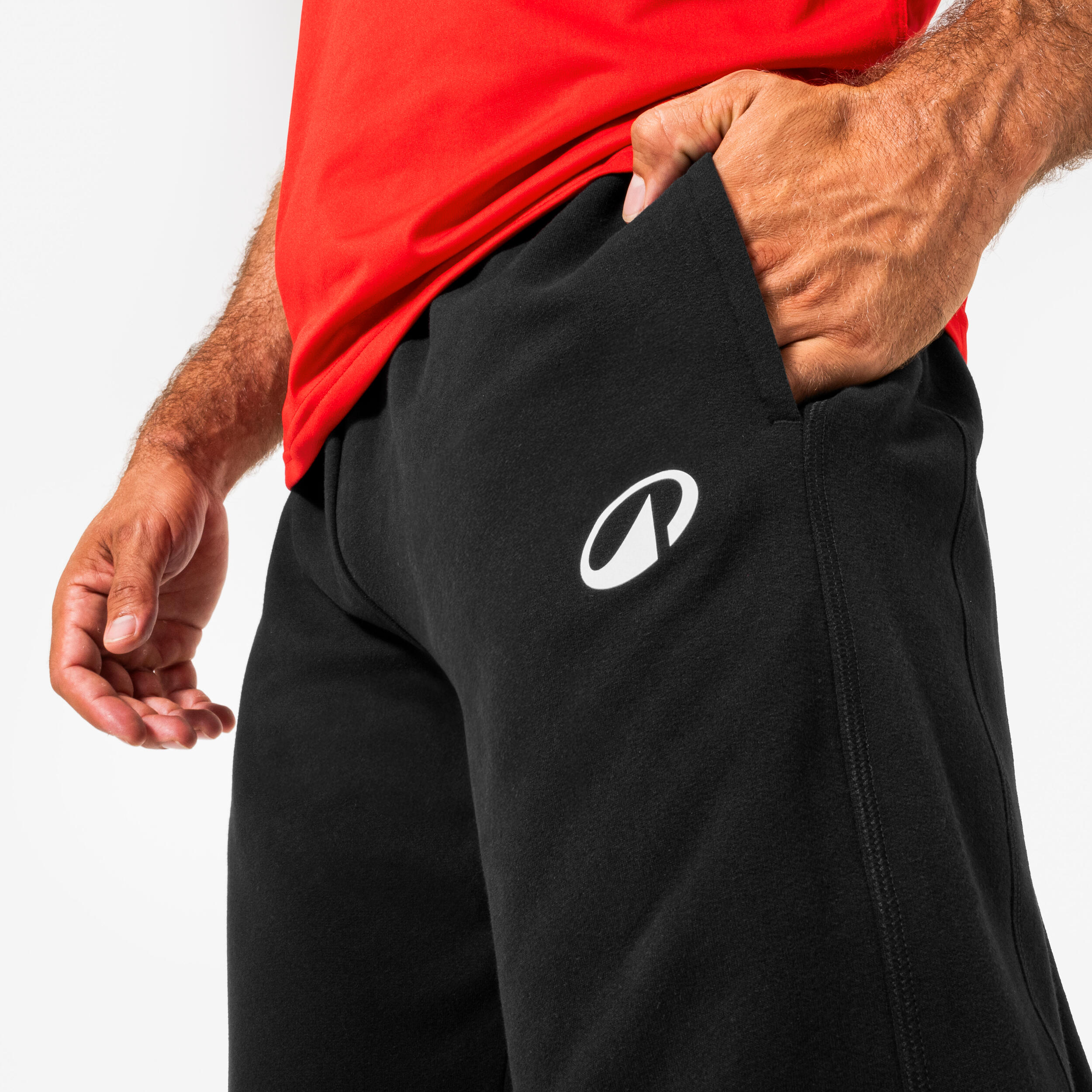 Handball-Torwart-Hose aus Fleece Erwachsene – H500 schwarz 6/8