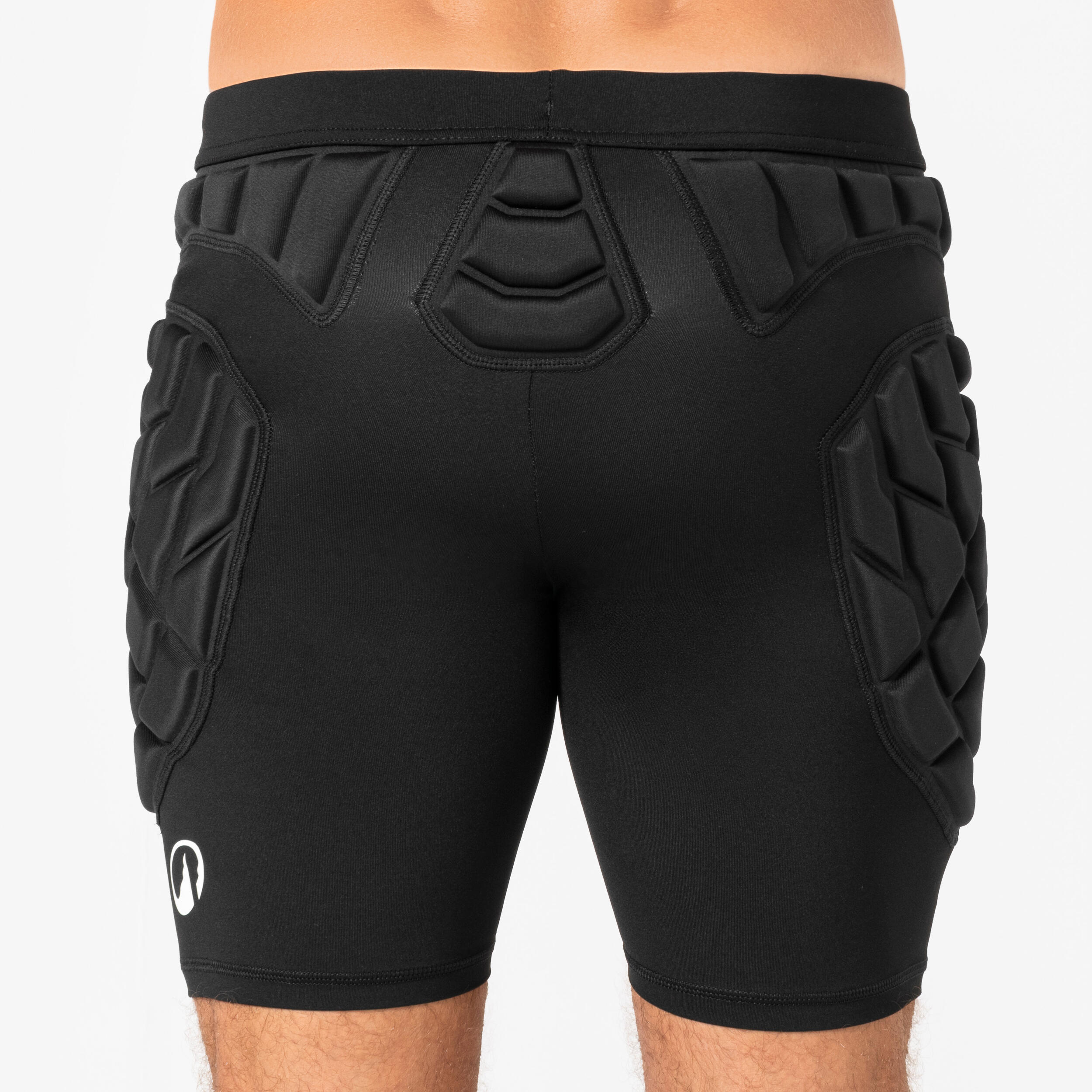 Sous-short de protection de handball adulte, HSH500P noir 5/7