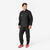 Coupe vent de pluie imperméable de rugby Adulte - Smocktop noir 500