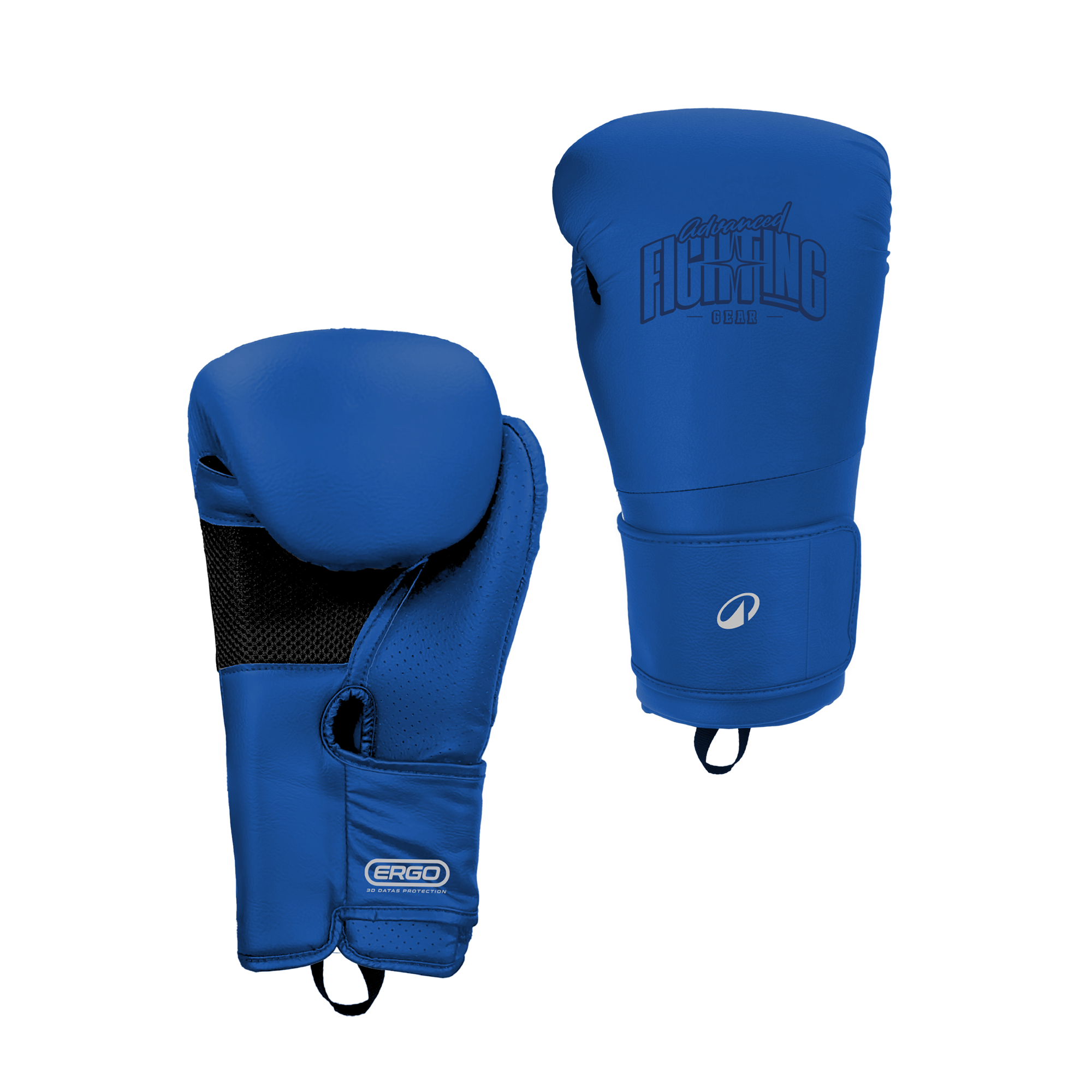 Gants de boxe training avec mousse ergonomique, bleu - Domyos