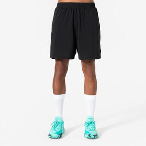 Pantalones cortos de baloncesto con bolsillos hombre/mujer, 500 negro