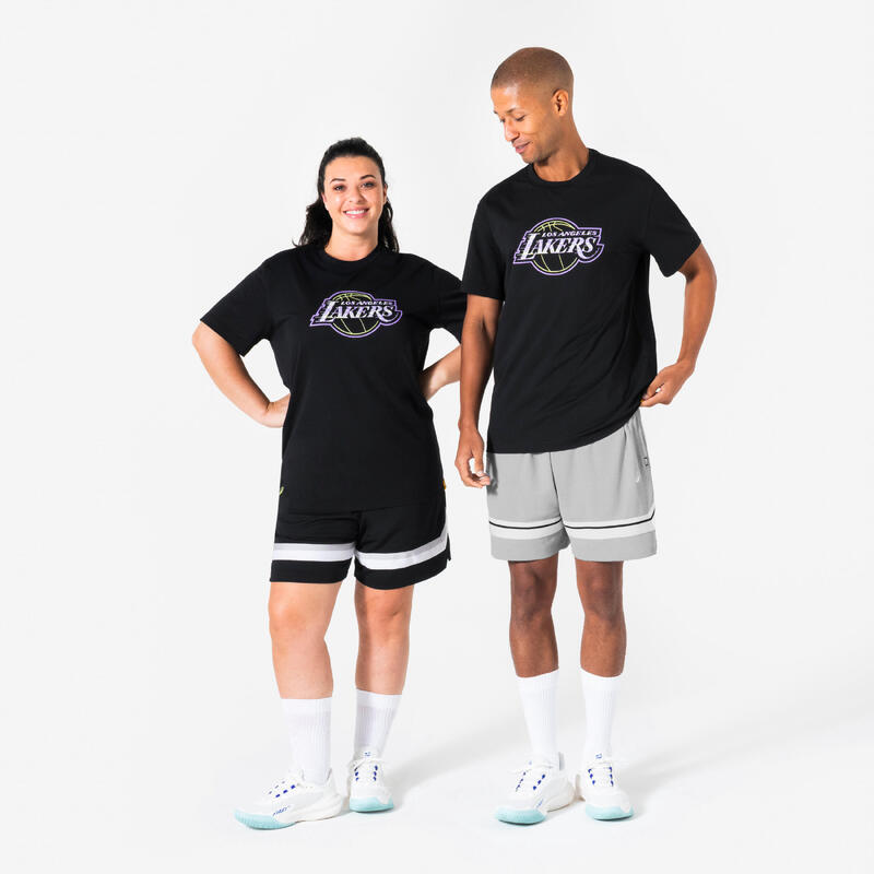 NBA Lakers Yetişkin Basketbol Tişörtü - Siyah - 900