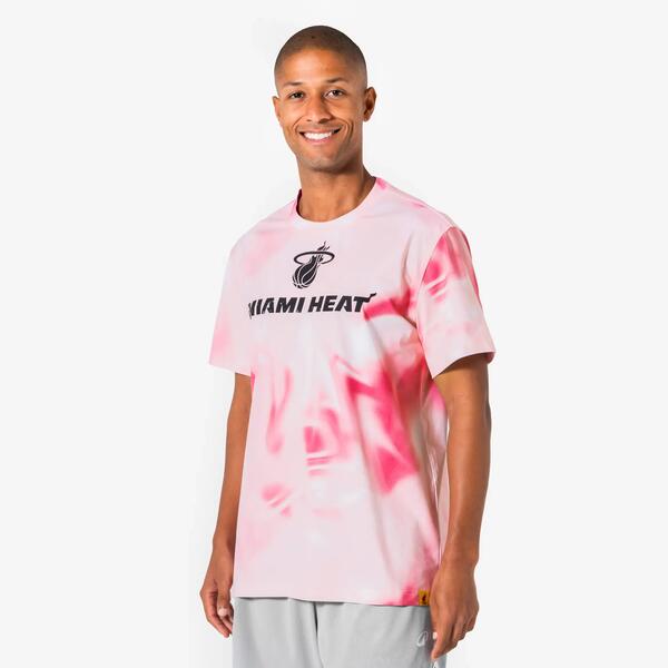 KIPSTA Camiseta de baloncesto NBA Miami hombre/mujer, rosa