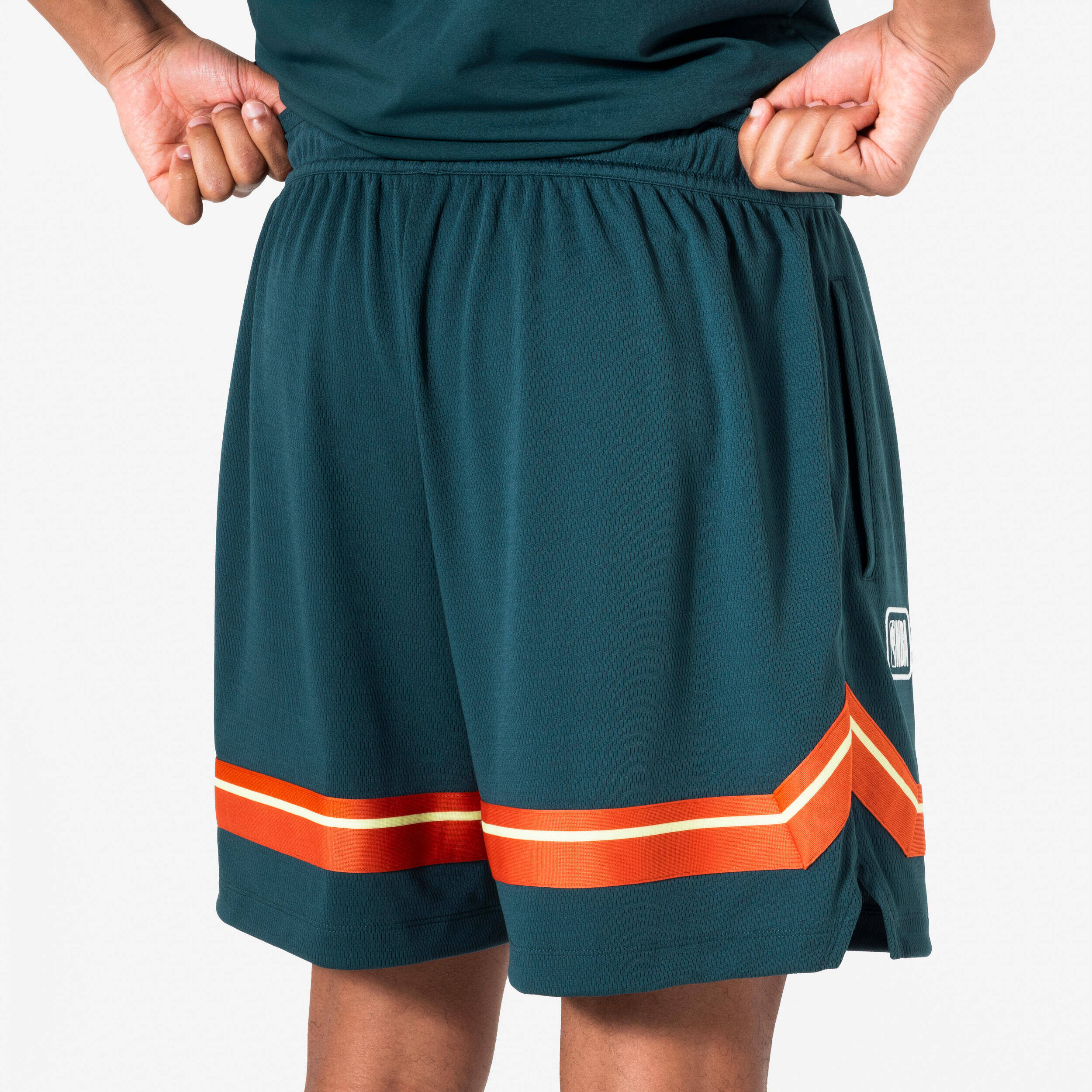 Men's/Women's Basketball Shorts SH 900 NBA - Abyss Green -  5