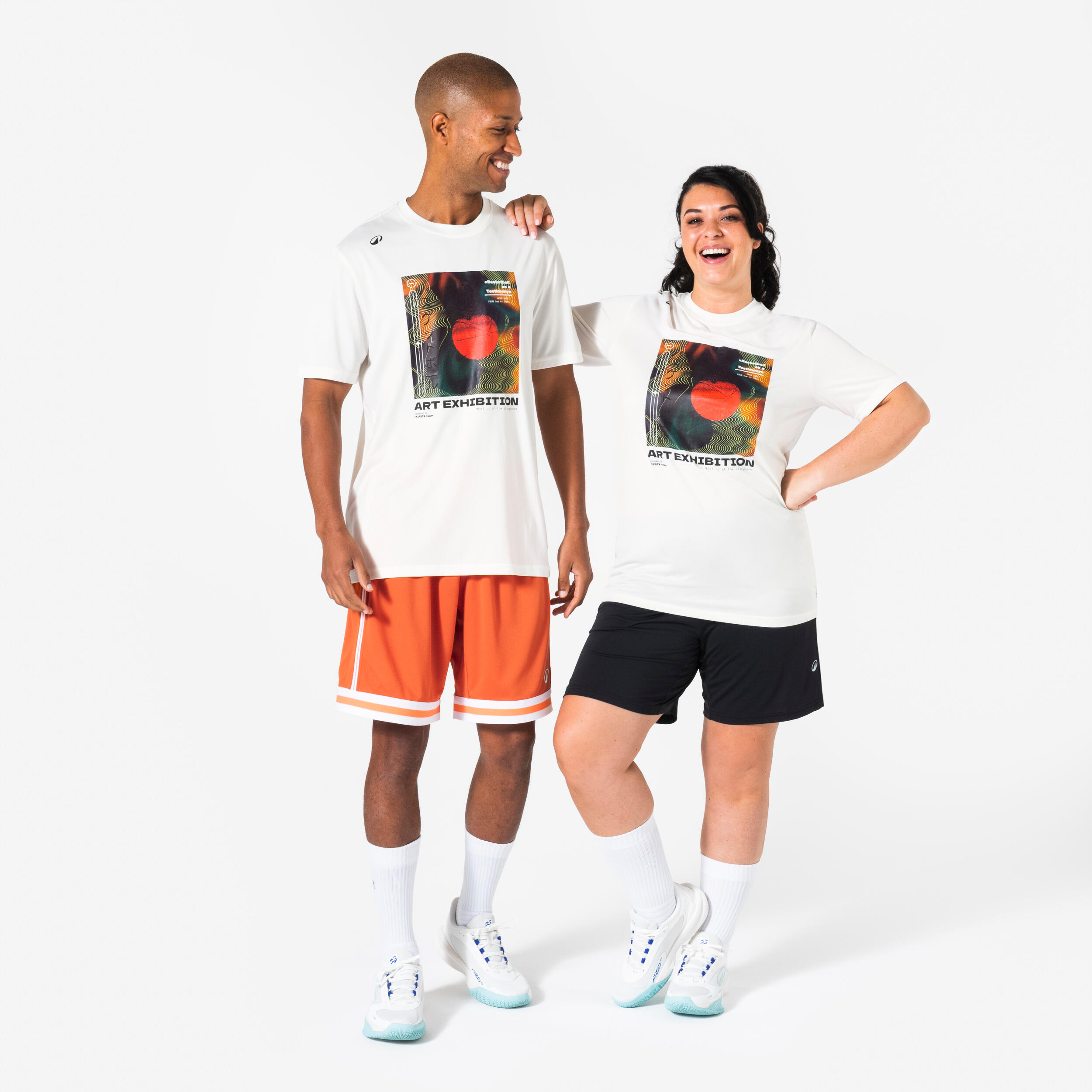 T-shirt de basketball, TS 500 Fast 5/8