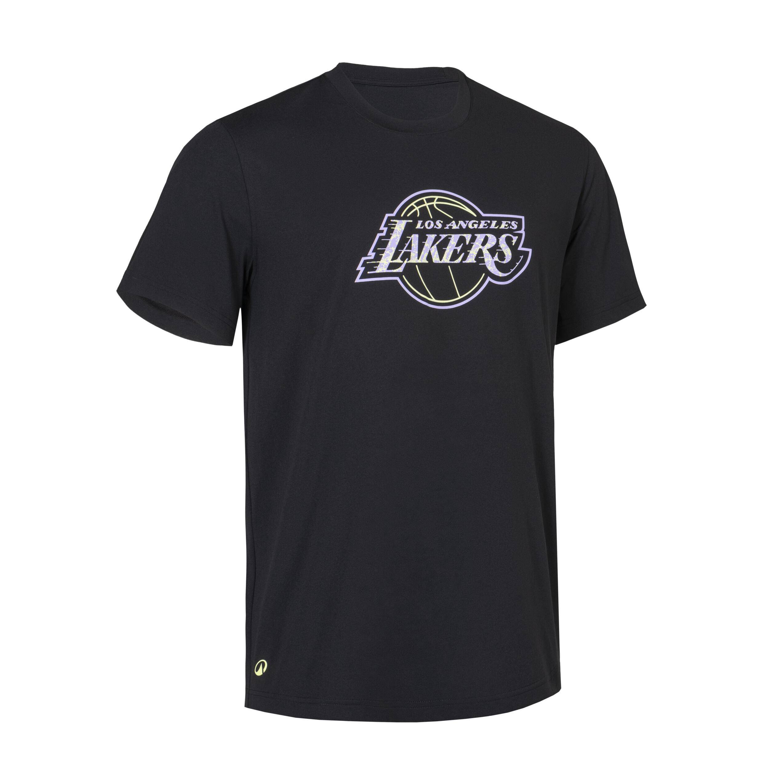 Unisex NBA Lakers Basketball T-shirt, 900 - Black/Purple -  4